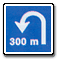 Esta seal indica que, a 300 m