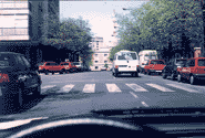 En la va urbana que se observ