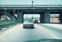 En la autopista que se observa