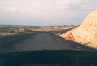 La se�al de fondo amarillo que