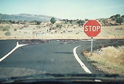 La seal de STOP que se observ