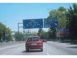 En la autova que se observa e