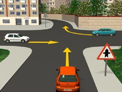 En la intersecci�n que se obse